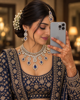 Ornate Cascading Pendant Jewellery Set