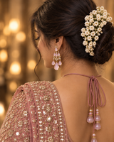 Blush Rose Cascade Bridal Jewellery Set