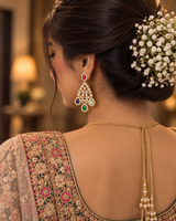 Floral Fringe Bridal-Style Jewellery Set