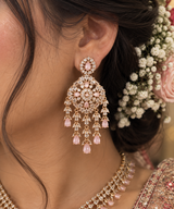 Gold Floral Celebration Necklace Set