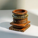 DEMO — Statement Wood Bangle Set