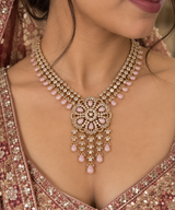 Gold Floral Celebration Necklace Set